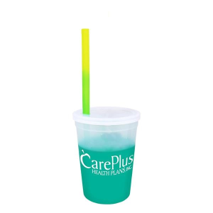 Mood™ 12 oz. Stadium Cup/Straw/Lid Set